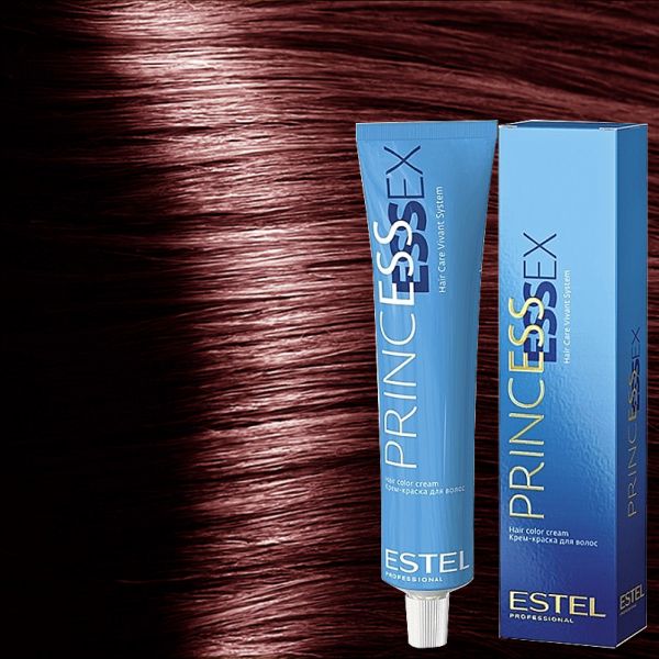 Hair color cream 7/4 Princess ESSEX ESTEL 60 ml